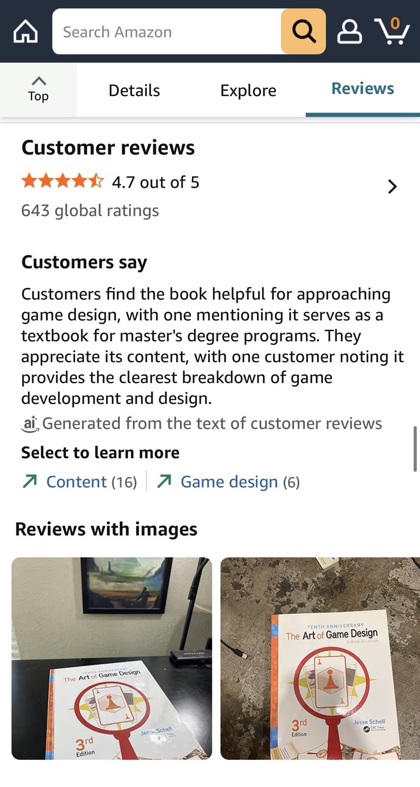 CRC Press The Art of Game Design 3rd Ed Book Jesse Schell 2019 Hardcover PB