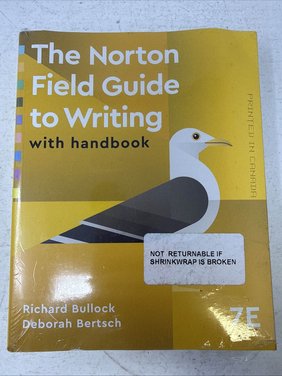 The Norton Field Guide to – 7E. Paperback, by Bullock Richard; Bertsch -NEW
