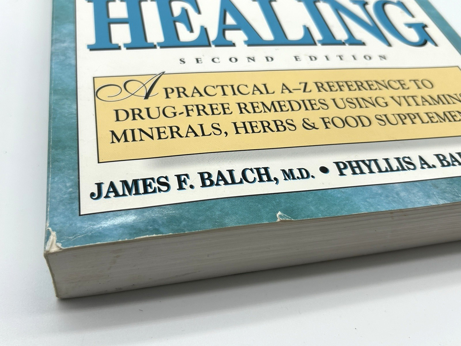 Prescription For Nutritional Healing 2nd Edition James F Balch Phyllis A Balch