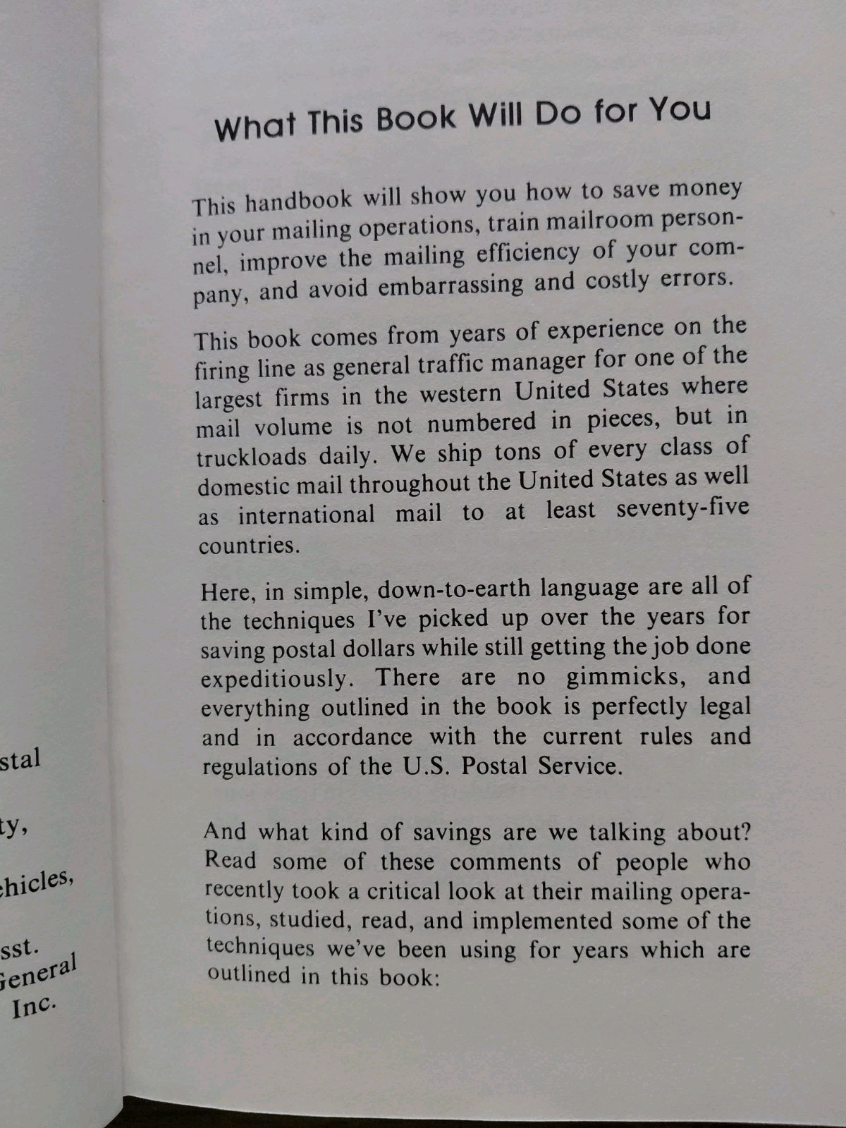 Business Mailers Handbook Hardcover Robert Foster Rare Business Book 1977 MISC4