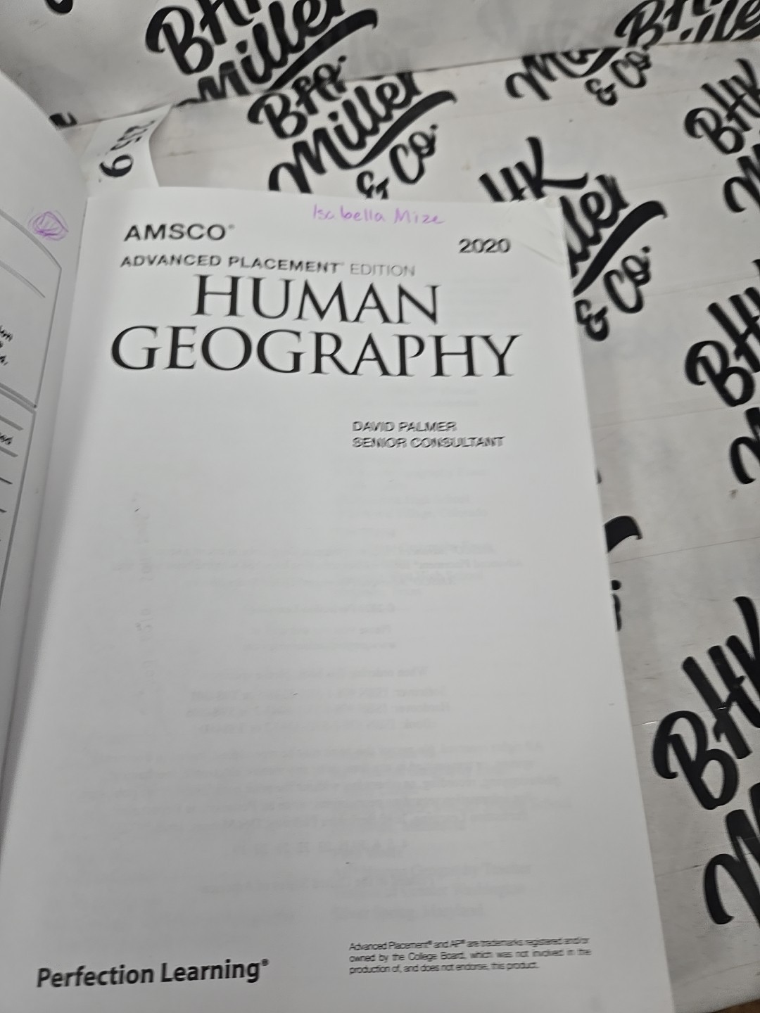 Advanced Placement Human Geography, 2020 Edition – Paperback – Good