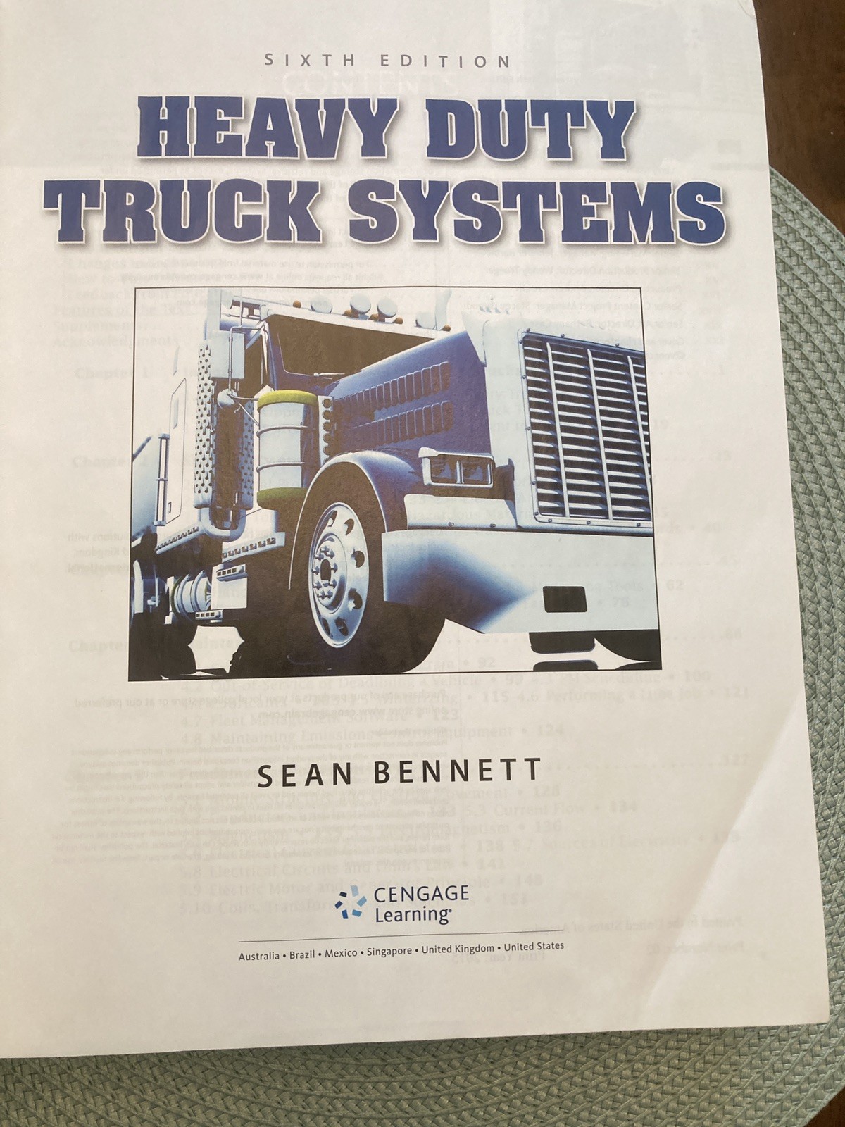Heavy Duty Truck Systems 6th Ed 2015