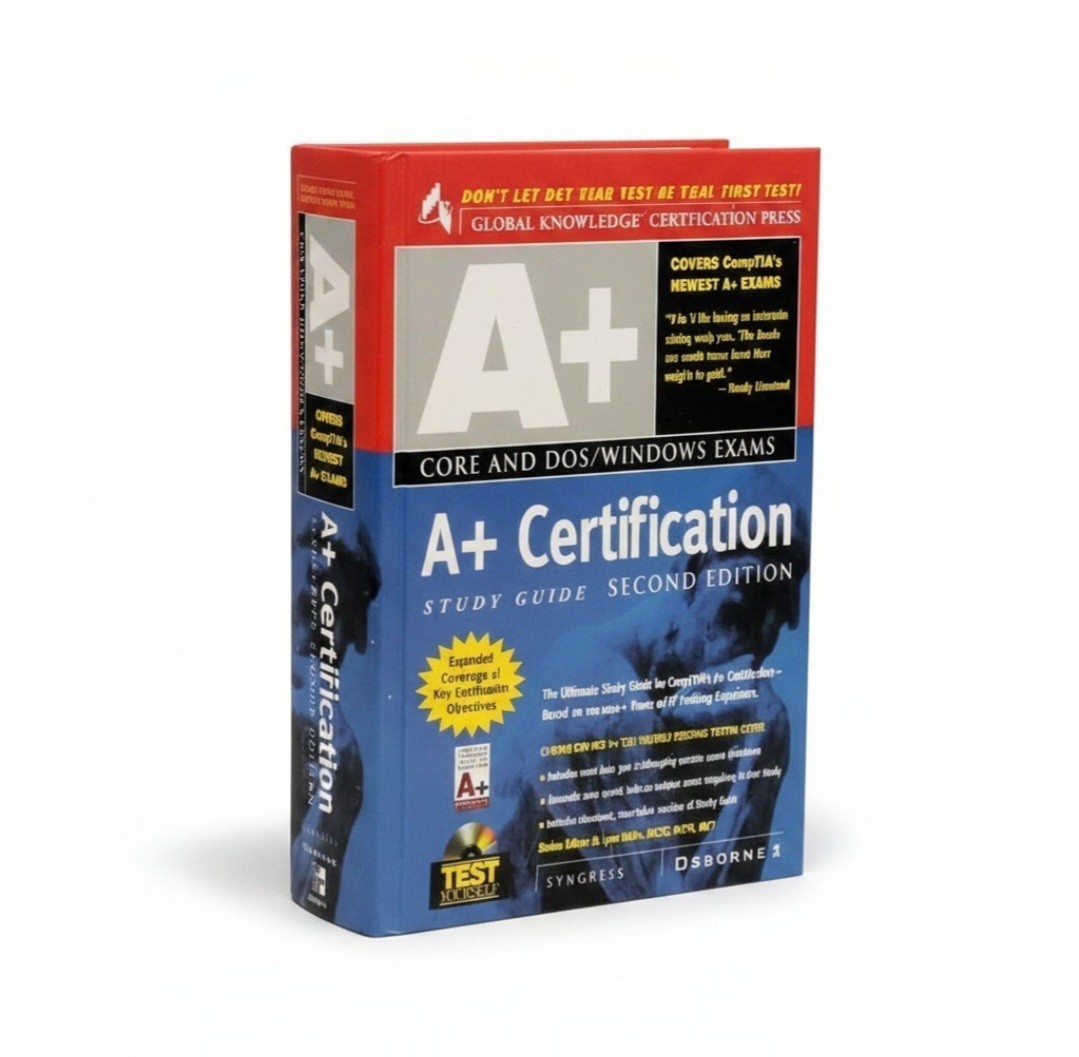 A+ certification 2nd Edition Study Guide Hardcover Book (NO CD-ROM INCLUDED)