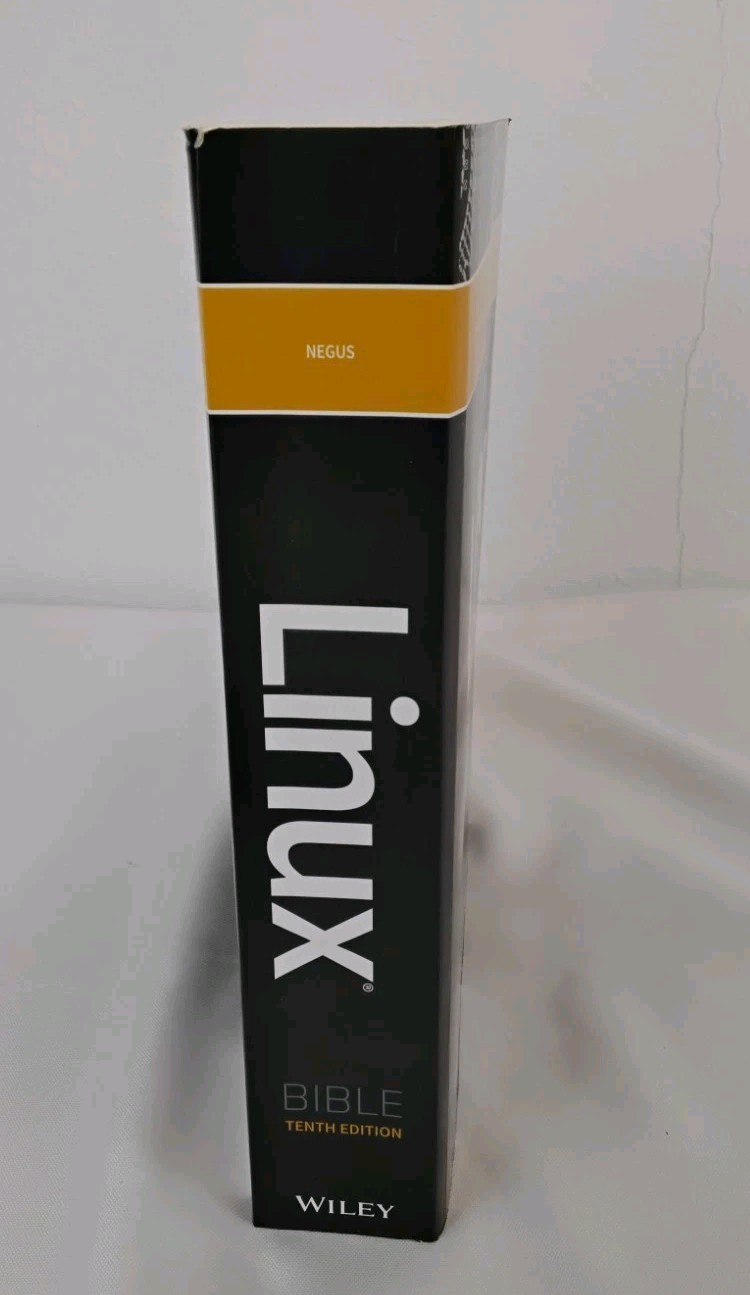 Linux Bible by Christopher Negus 10th Edition Wiley 2020 Softcover #Z4688