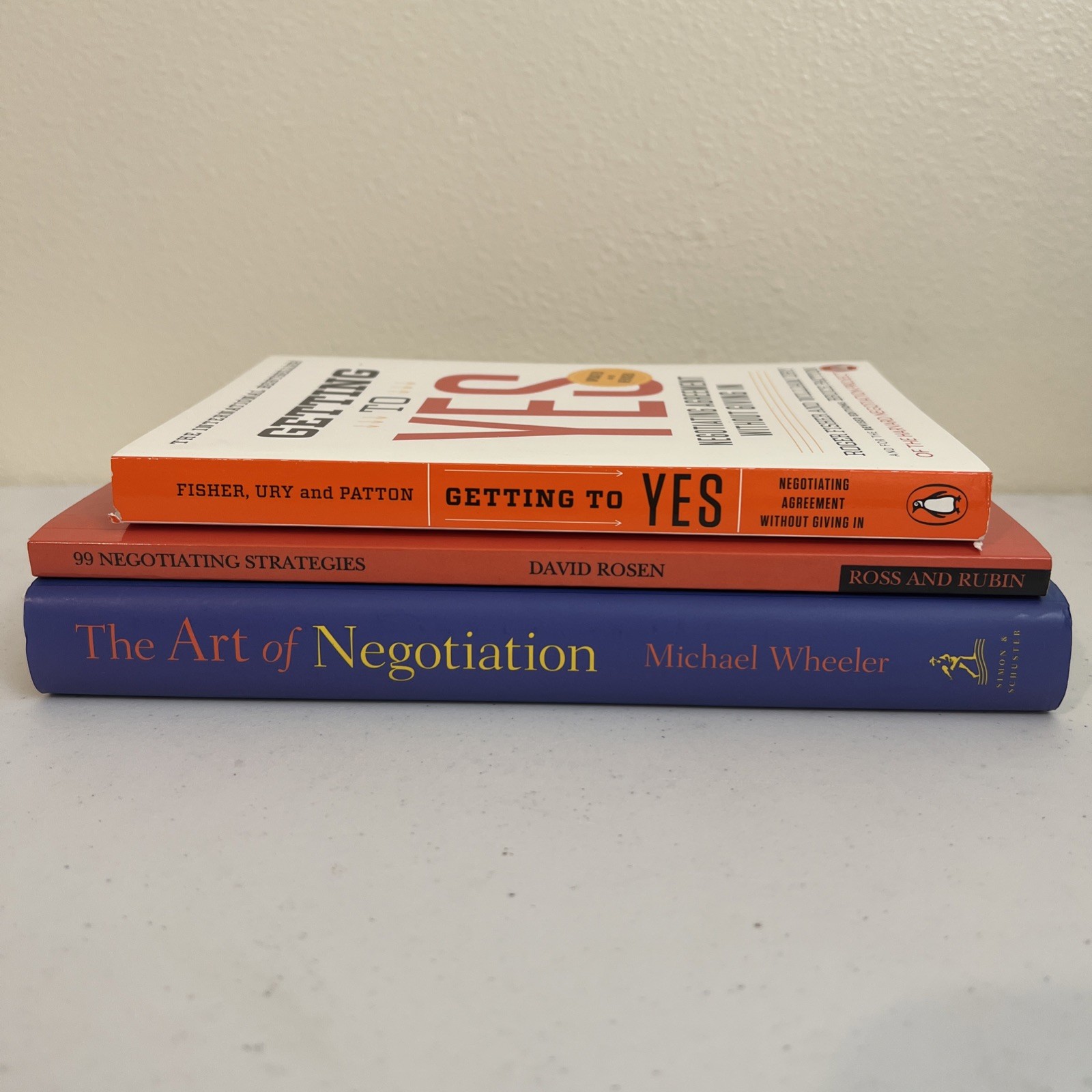 Negotiation & Deal-Making Book Bundle – 3 Book Lot Harvard Business Wall Street