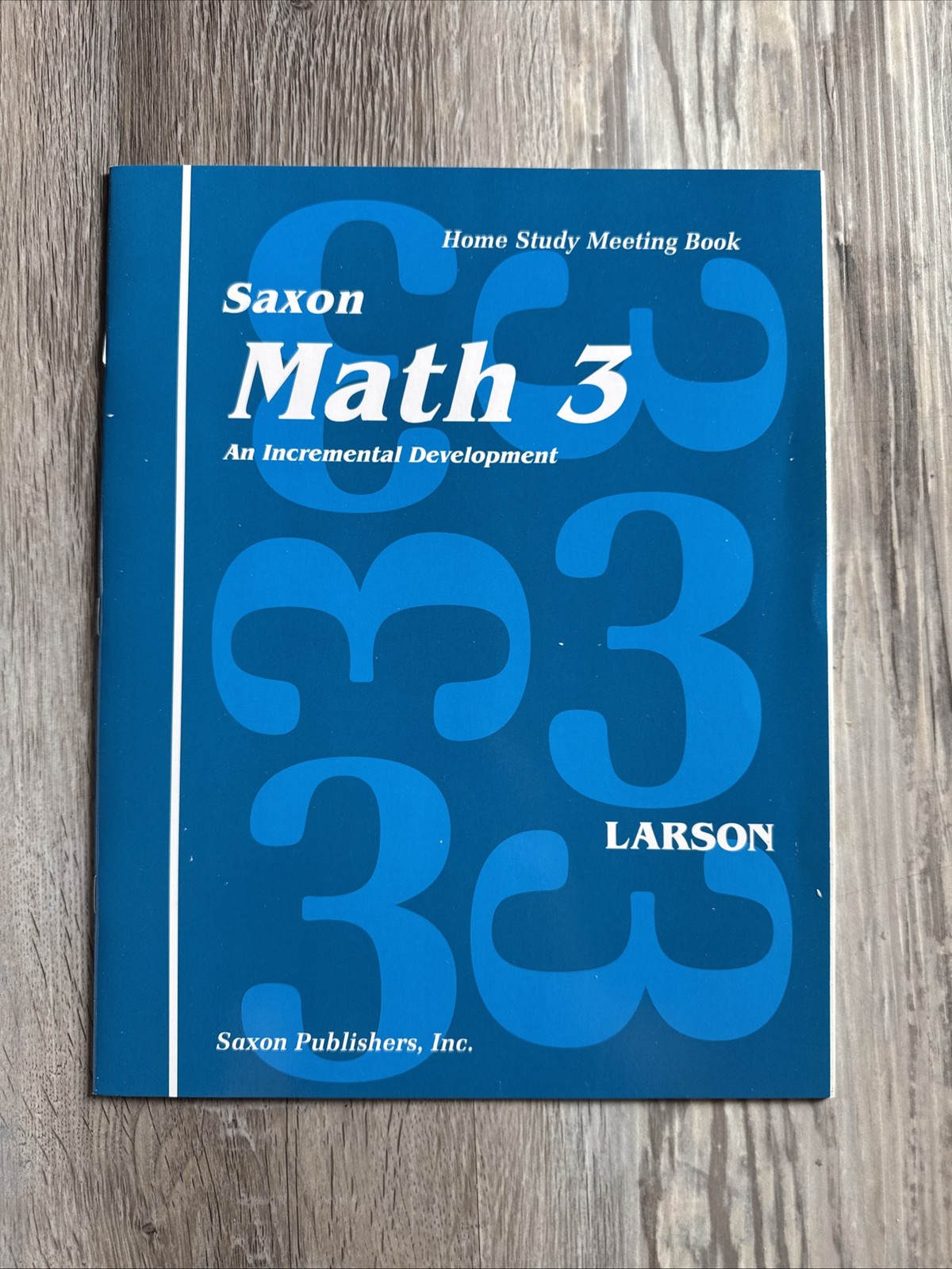 NEW! SAXON MATH 3 HOMESCHOOL COMPLETE HOME STUDY KIT 3rd GRADE SET