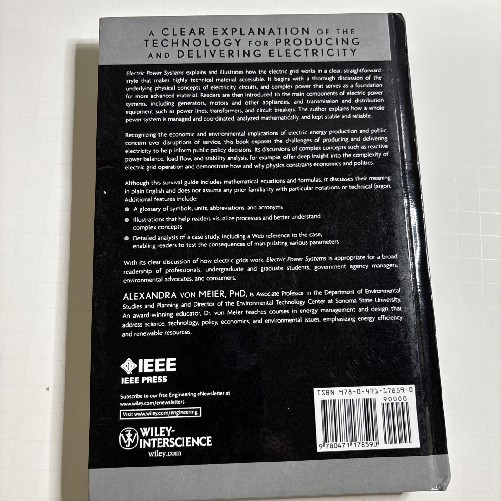 4 Books – Electric Power Systems/Generation