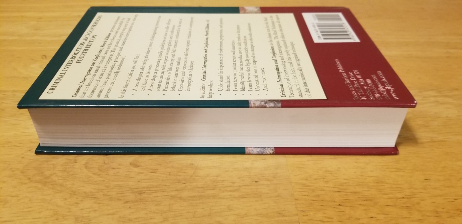 Criminal Interrogation and Confessions: 4e by Fred Inbau Nice Shape