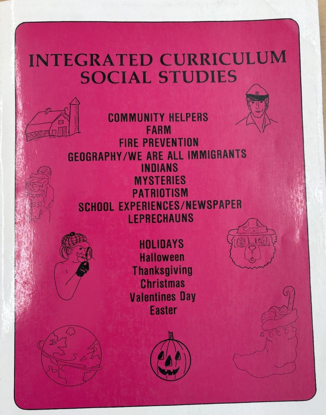 Lot of 2 Teachers Guides: Integrated Curriculum Science and Social Studies VG