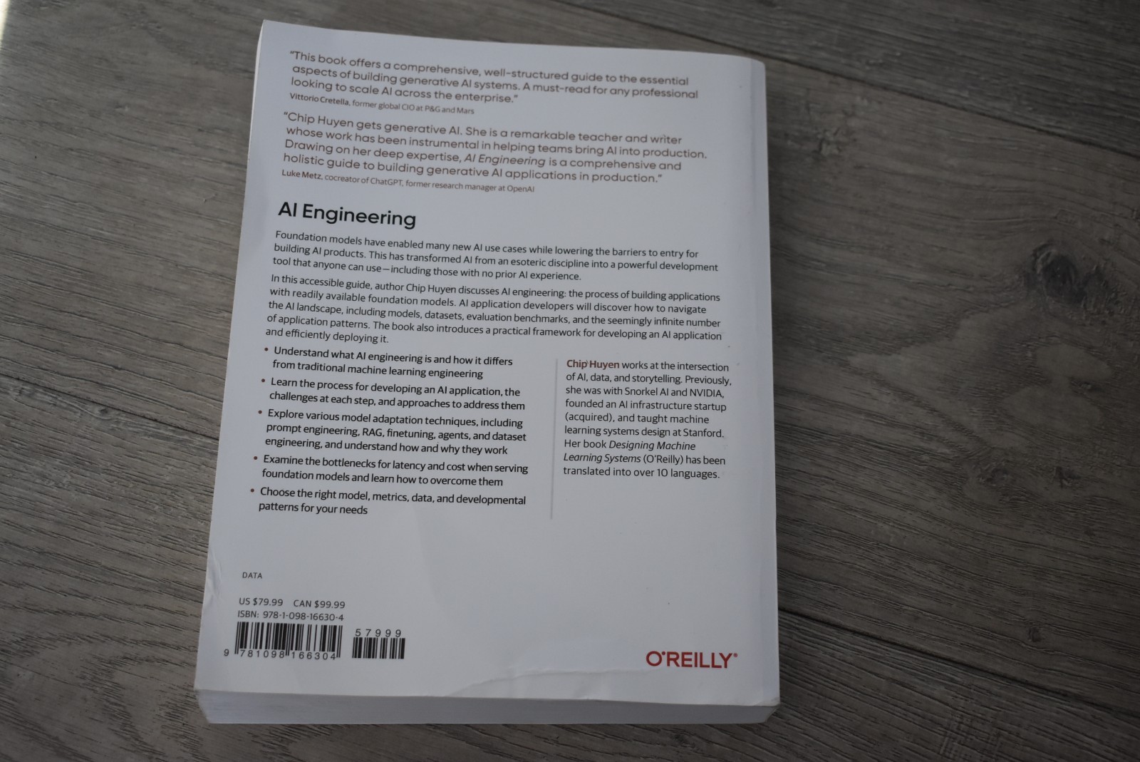 AI Engineering: Building Applications with Foundation Models – Paperback