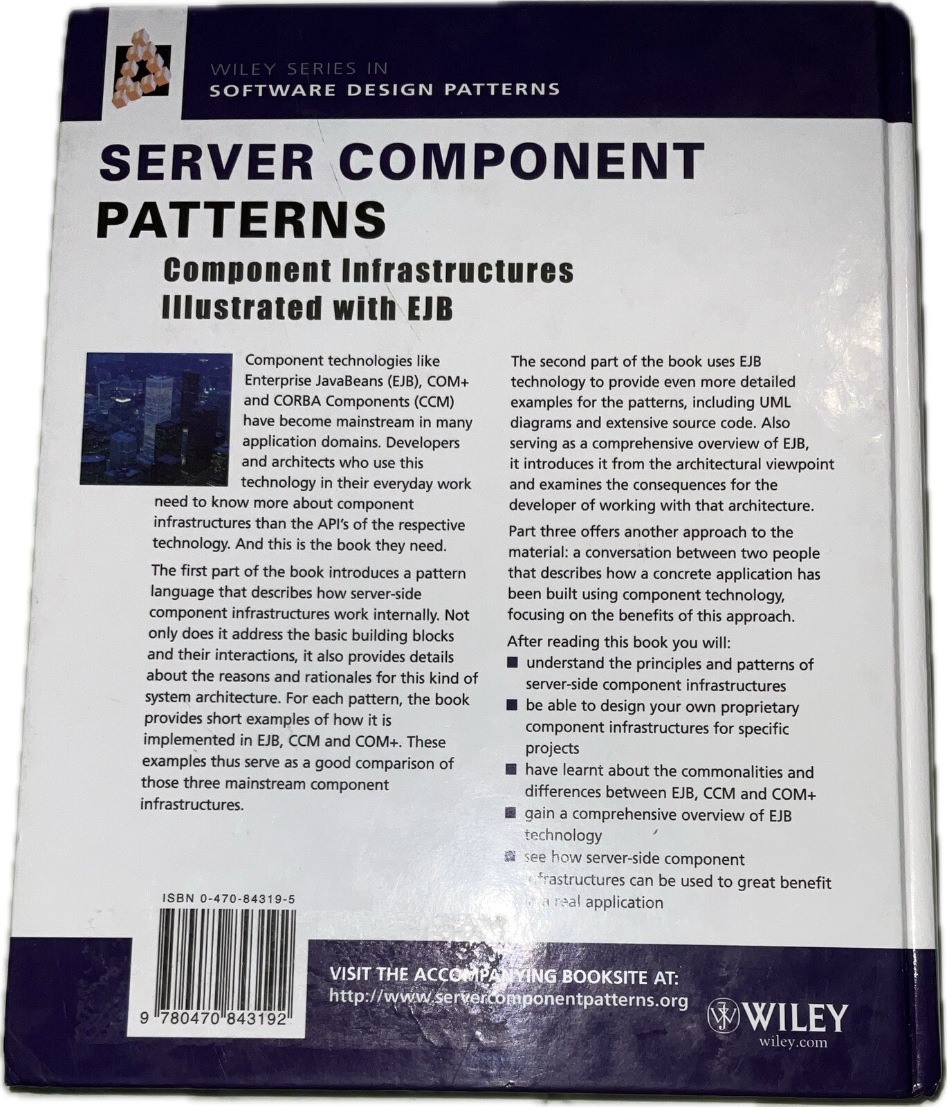 Wiley Software Patterns Ser.: Server Component Patterns : Component…