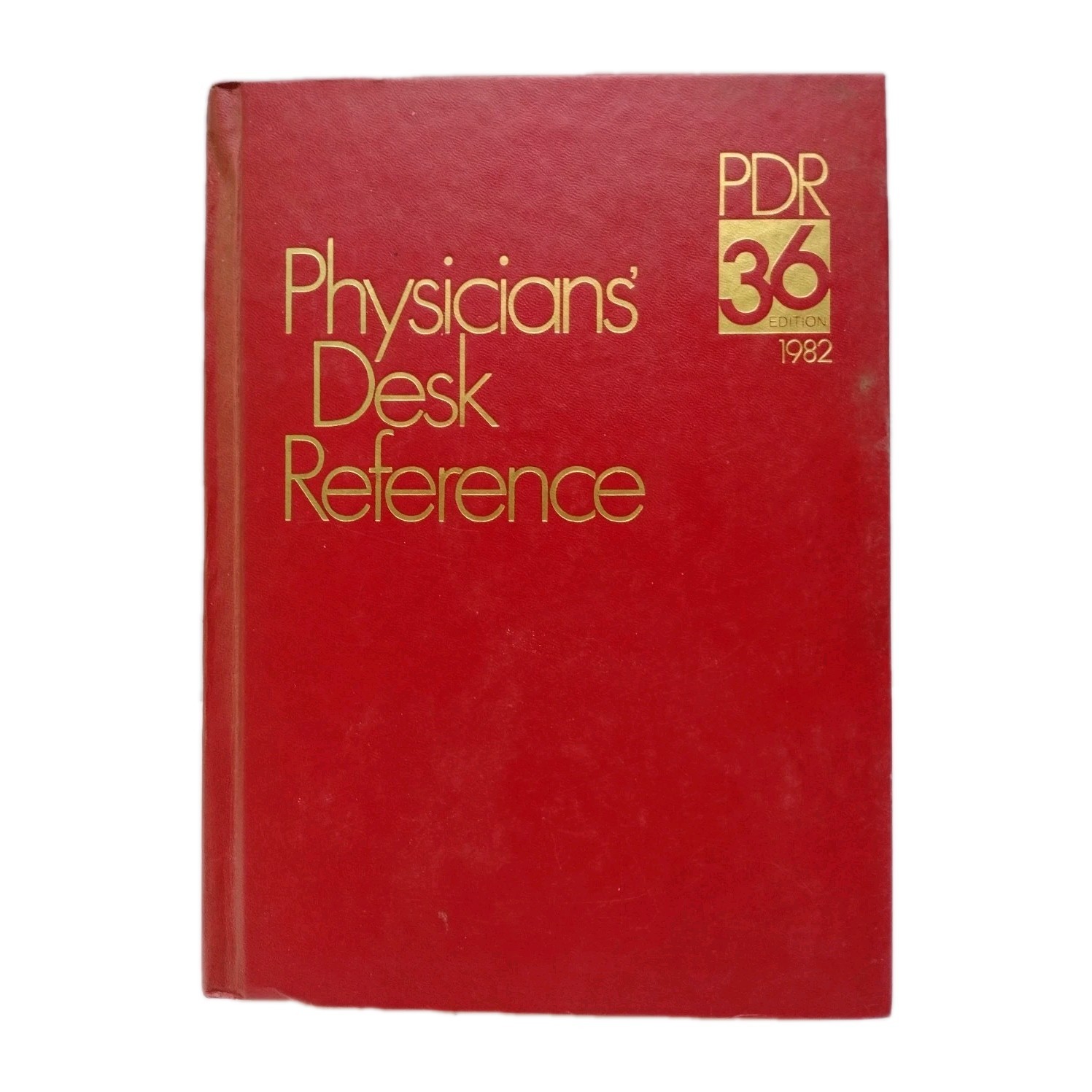 PDR 36th Edition 1982 Physicians’ Desk Reference Hardcover 4 lbs + 10″X7.25″