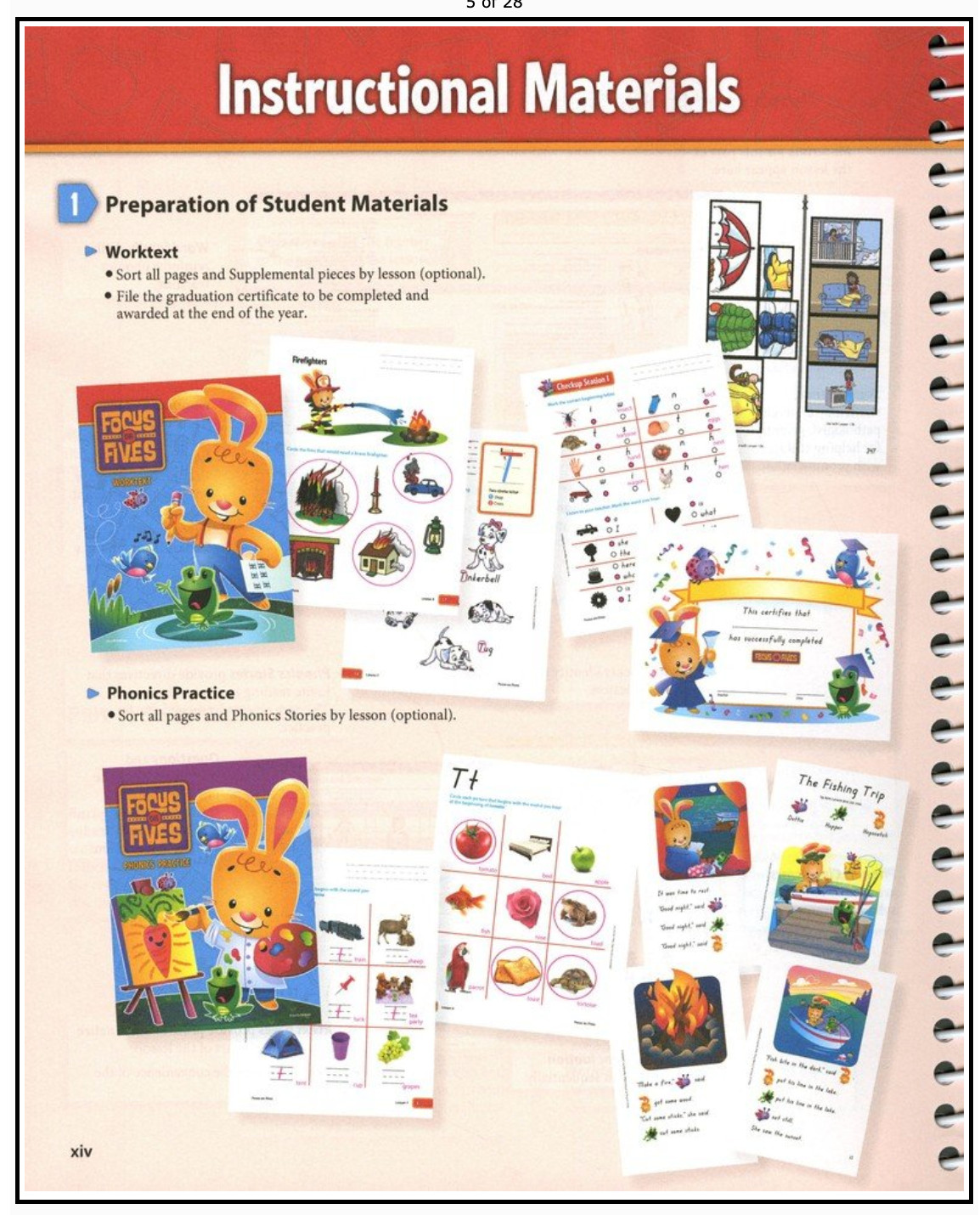 NEW BJU Press Bob Jones K5 FOCUS ON FIVES Complete Subject Kit CURRENT 4th Ed