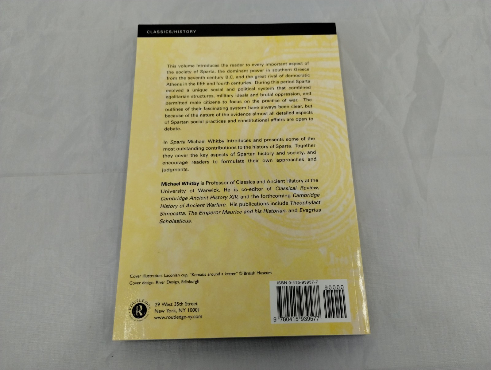 Sparta by Michael Whitby (2001, Uk-B Format Paperback)