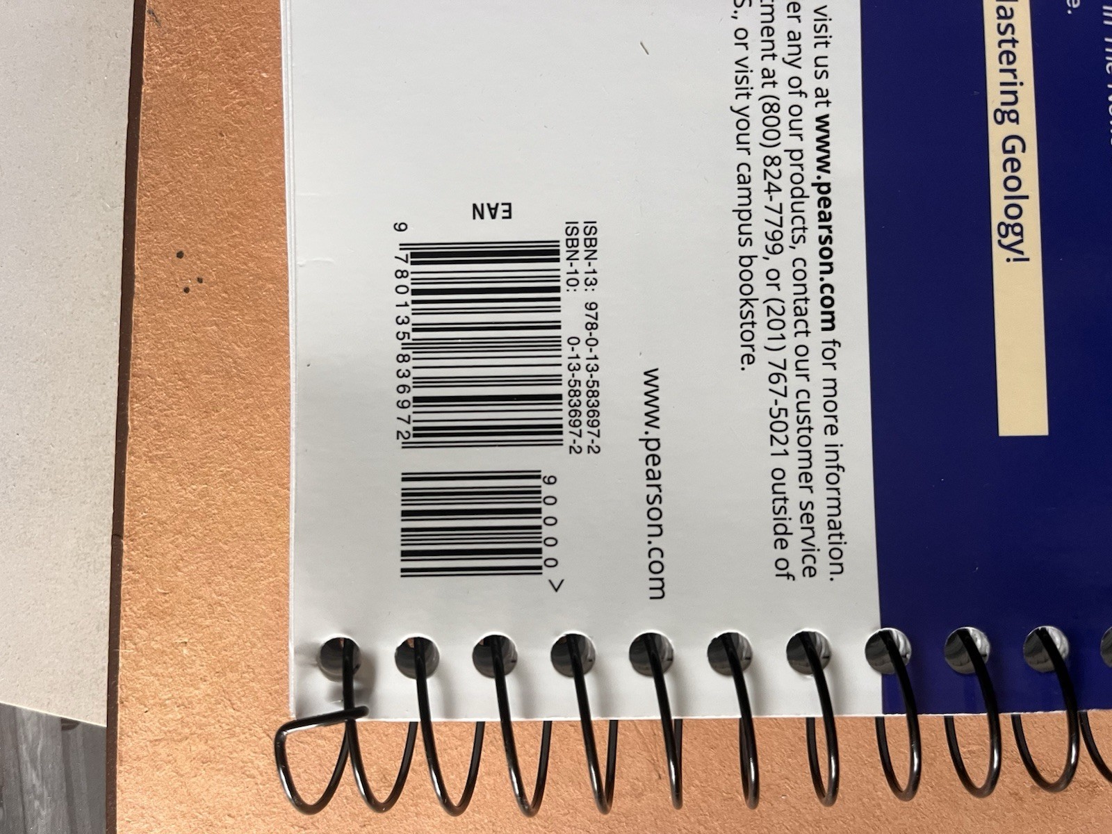 Laboratory Manual in Physical Geology Twelfth Edition Spiral Pearson Cronin Tasa