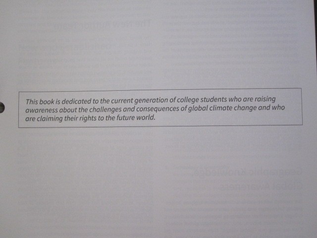 THE WORLD TODAY 8TH EDITION CONCEPTS AND REGIONS IN GEOGRAPHY LIKE NEW