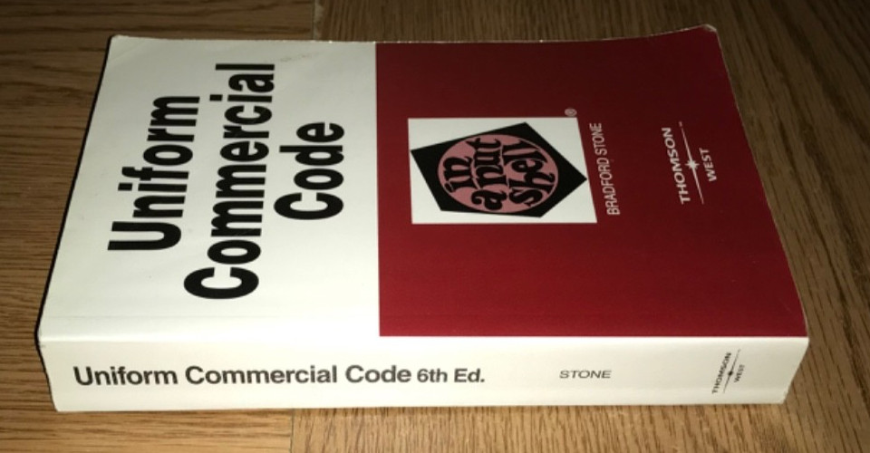 UNIFORM COMMERCIAL CODE IN A NUTSHELL SIXTH 6th EDITION BOOK BRADFORD STONE