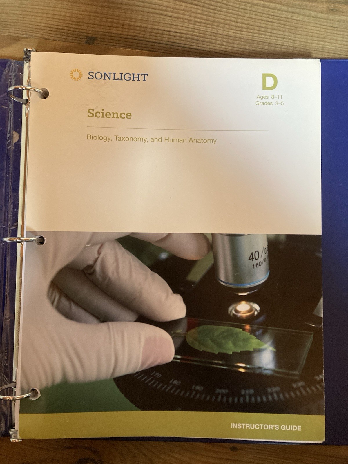 Sonlight Science D Instructor Guide, Activity Sheet, Books With Experiment Kit