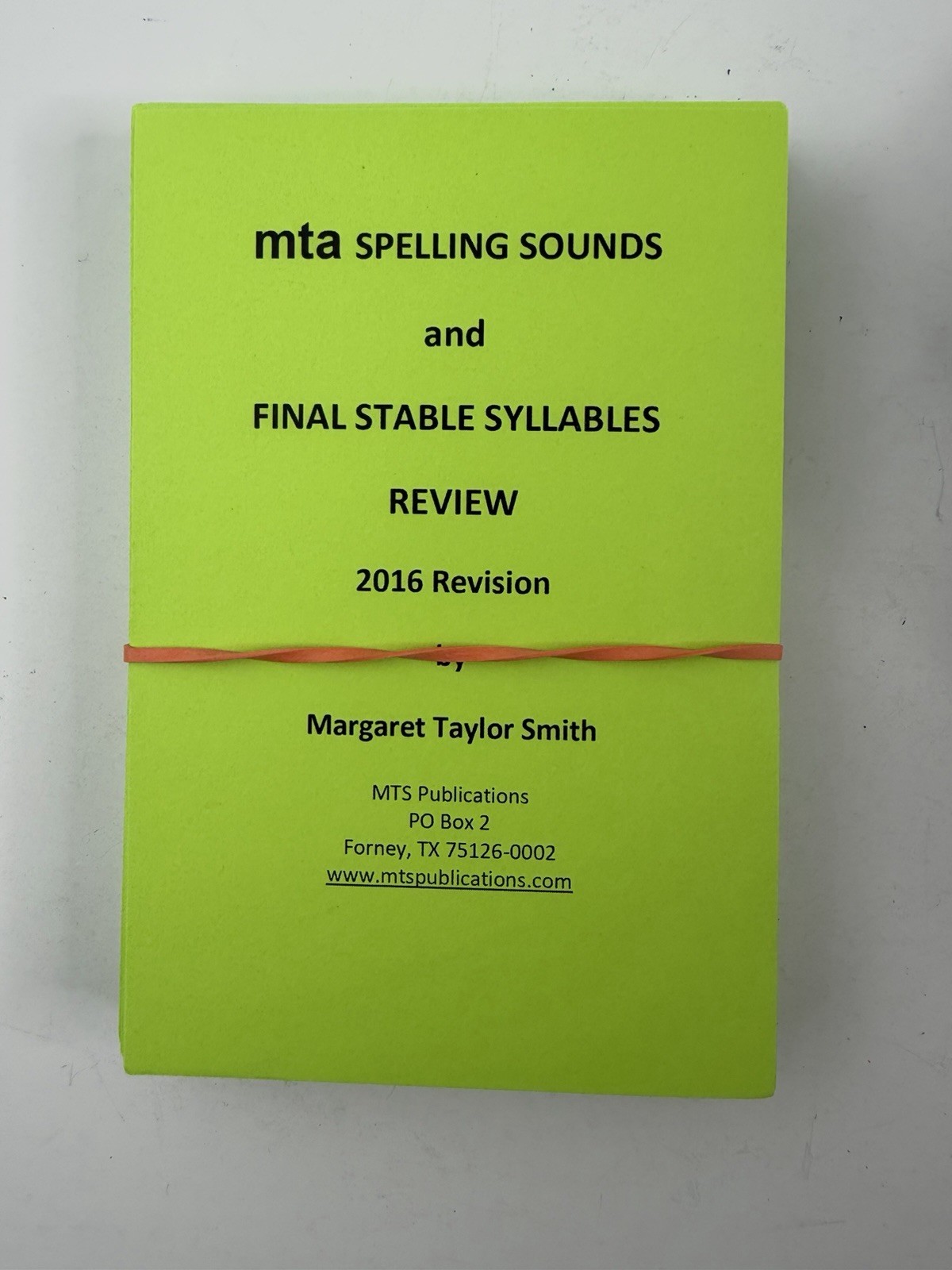 MTA Multisensory Teaching Approach Margaret Taylor Smith Reading Spelling 7 READ