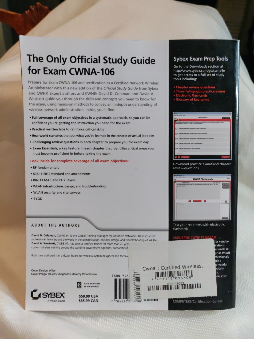 Cwna : Certified Wireless Network Administrator Official Study Guide: Exam…