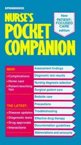 Nurse’s Pocket Companion by Springhouse Publishing