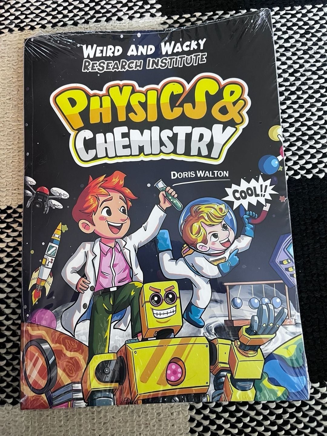 Weird and Wacky Research Institute Physics & Chemistry Comic Book by Doris Walto