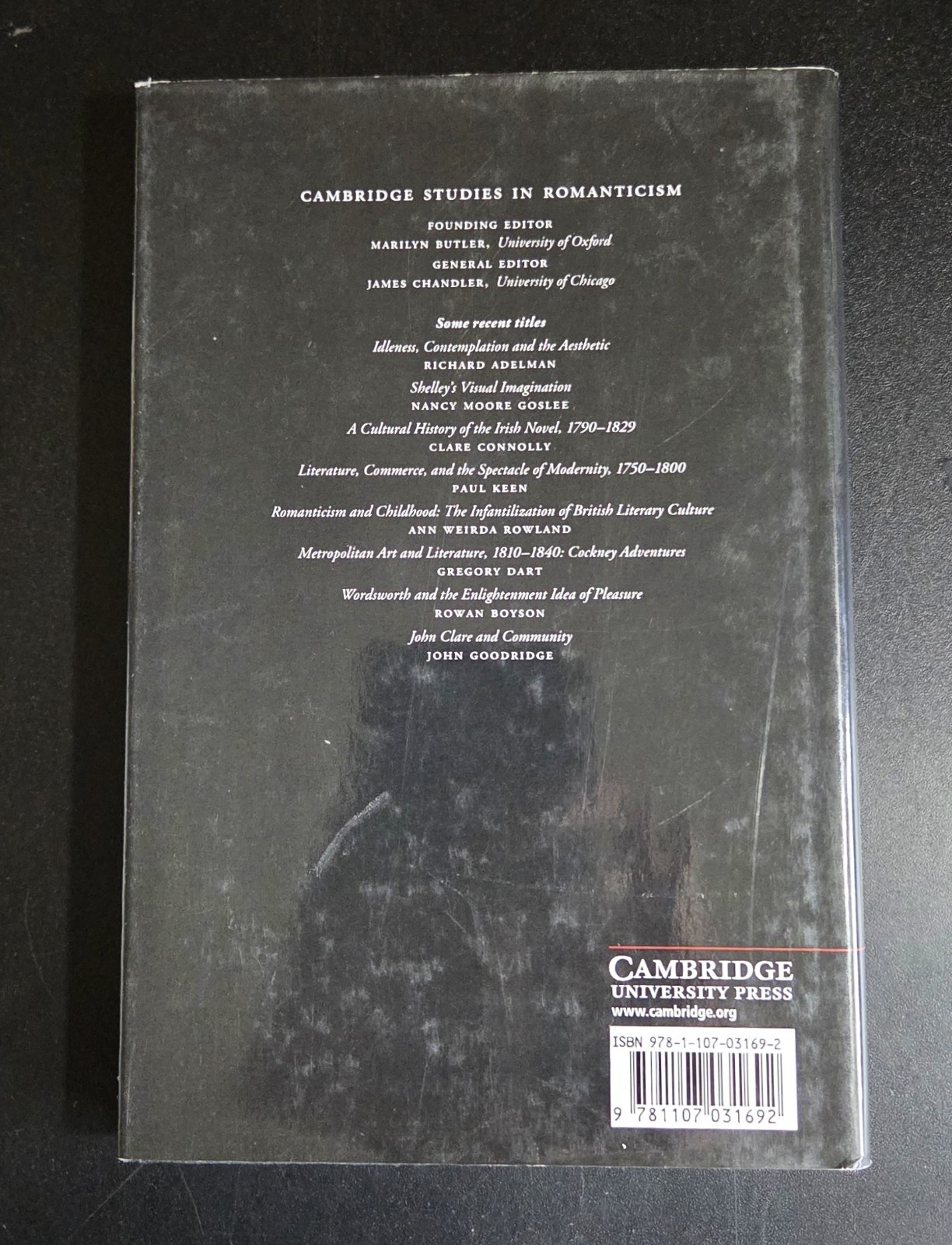 THE ROMANTIC CROWD – Mary Fairclough (hc/dj) 2013 As New Cambridge Press