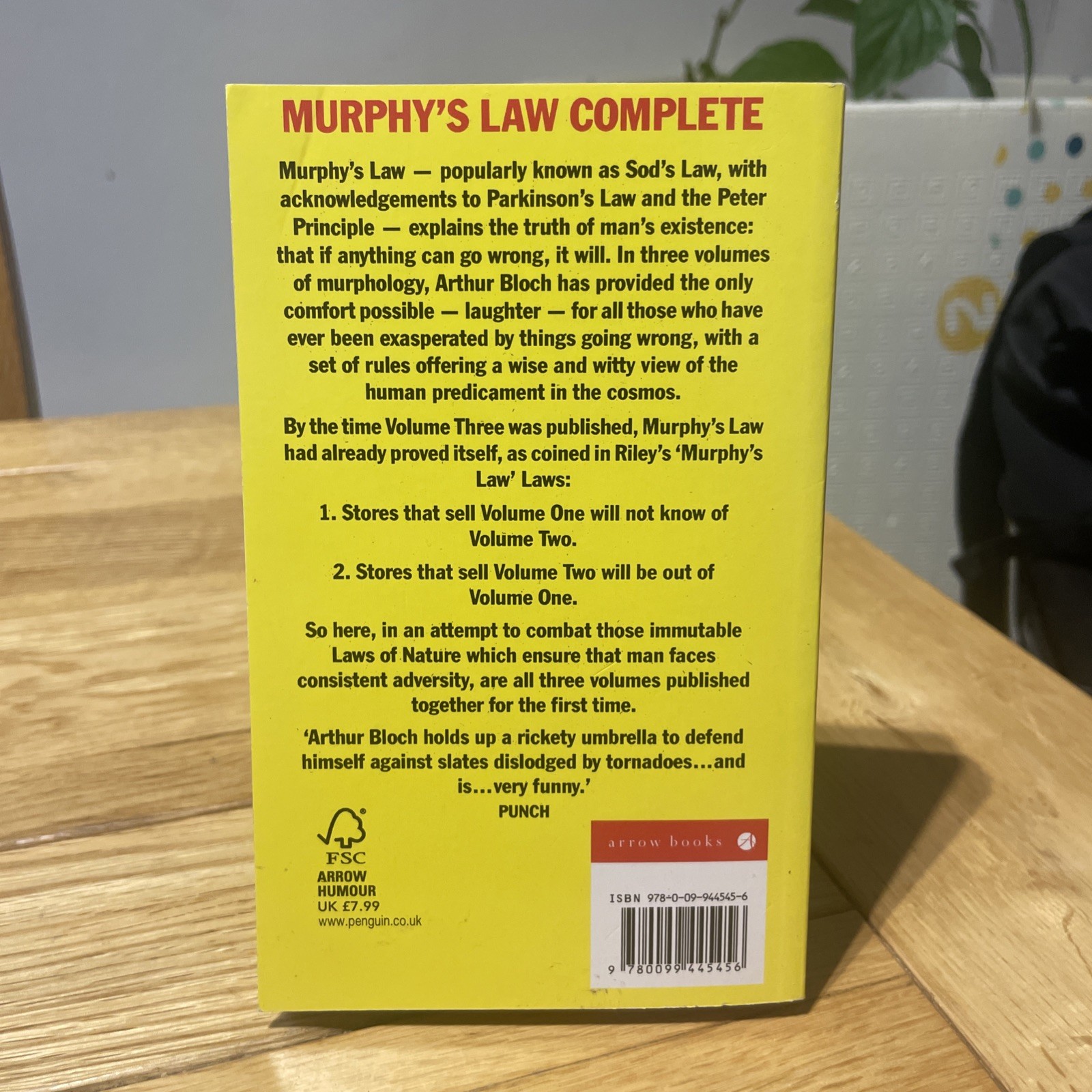 Murphy’s Law: Complete by Arthur Bloch (English) Paperback Book sku5