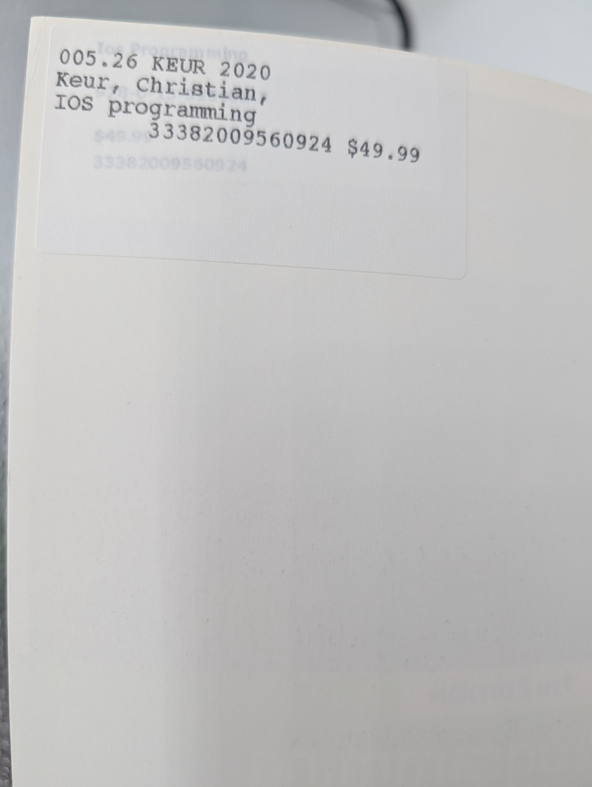 iOS Programming: The Big Nerd Ranch Guide (7th Edition) – Paperback – GOOD