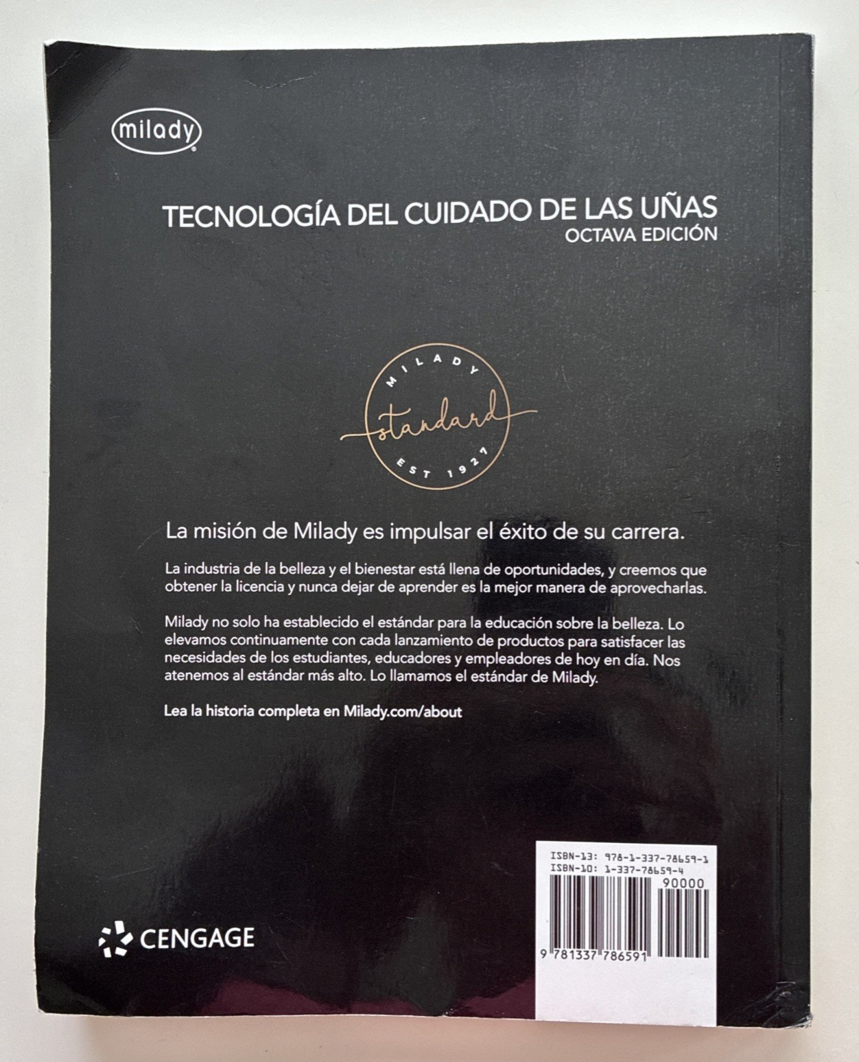 2021 VTG Milady Standard Nail Technology Foundations Spanish Ed Text Book