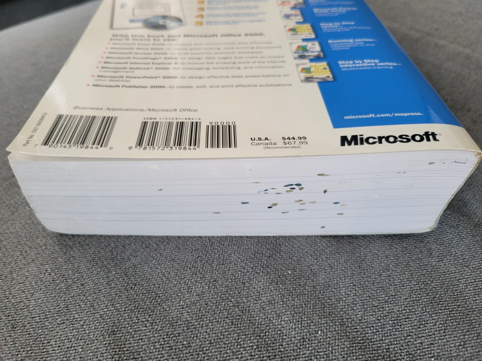 Vintage Microsoft Office 2000 8 In 1 Step by Step Self Study Kit With NEW CD Rom