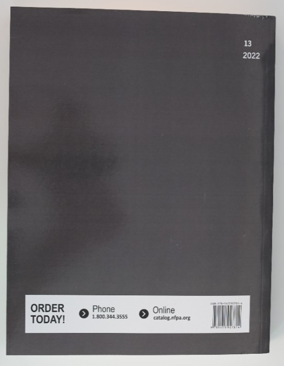 NFPA 13, Standard for the Installation of Sprinkler Systems, 2022 Edition