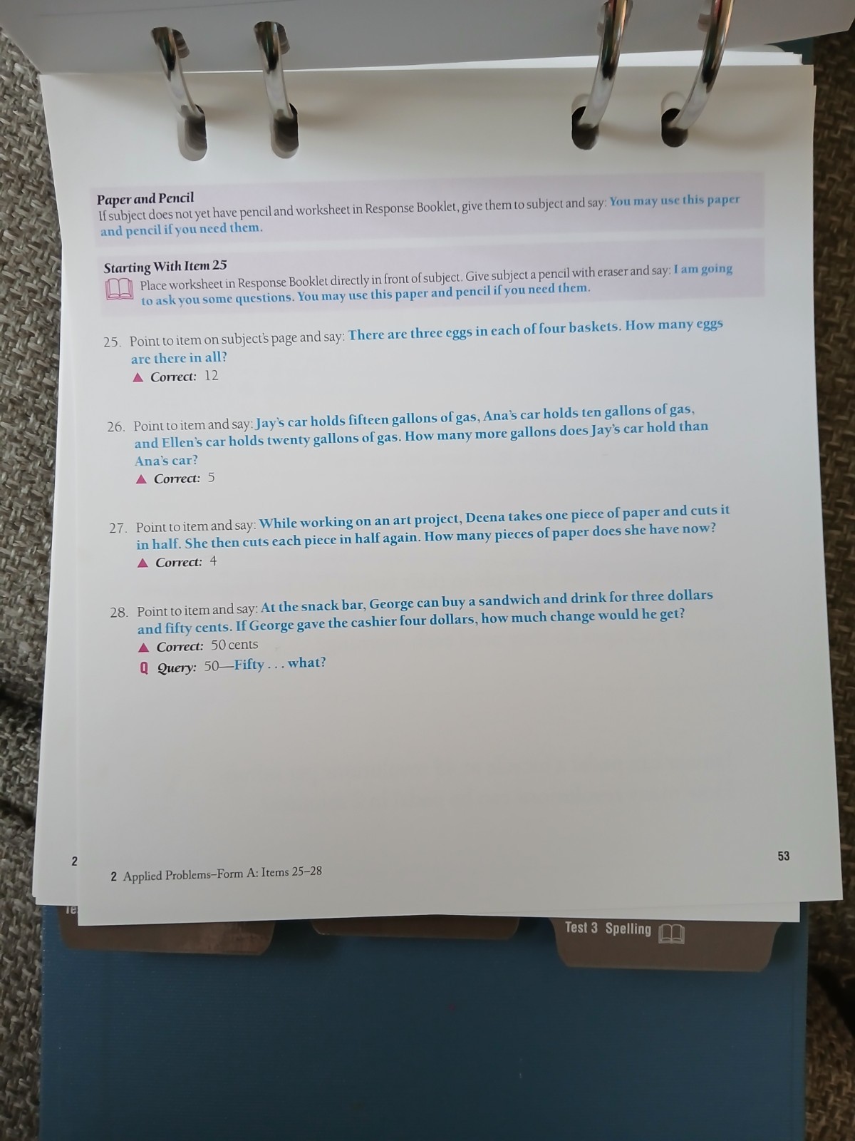 Woodcock Johnson IV Tests Of Achievement Standard Test Book 1-11 12-20 & Manual