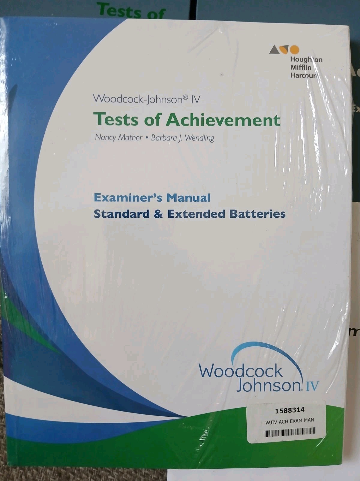 Woodcock Johnson IV Tests Of Achievement Standard Test Book 1-11 12-20 & Manual