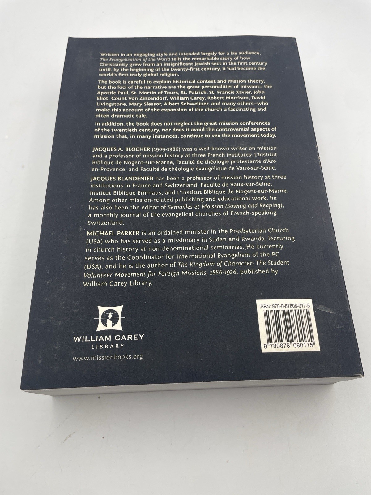 The Evangelization of the World*: A History of Christian Missions by Blocher