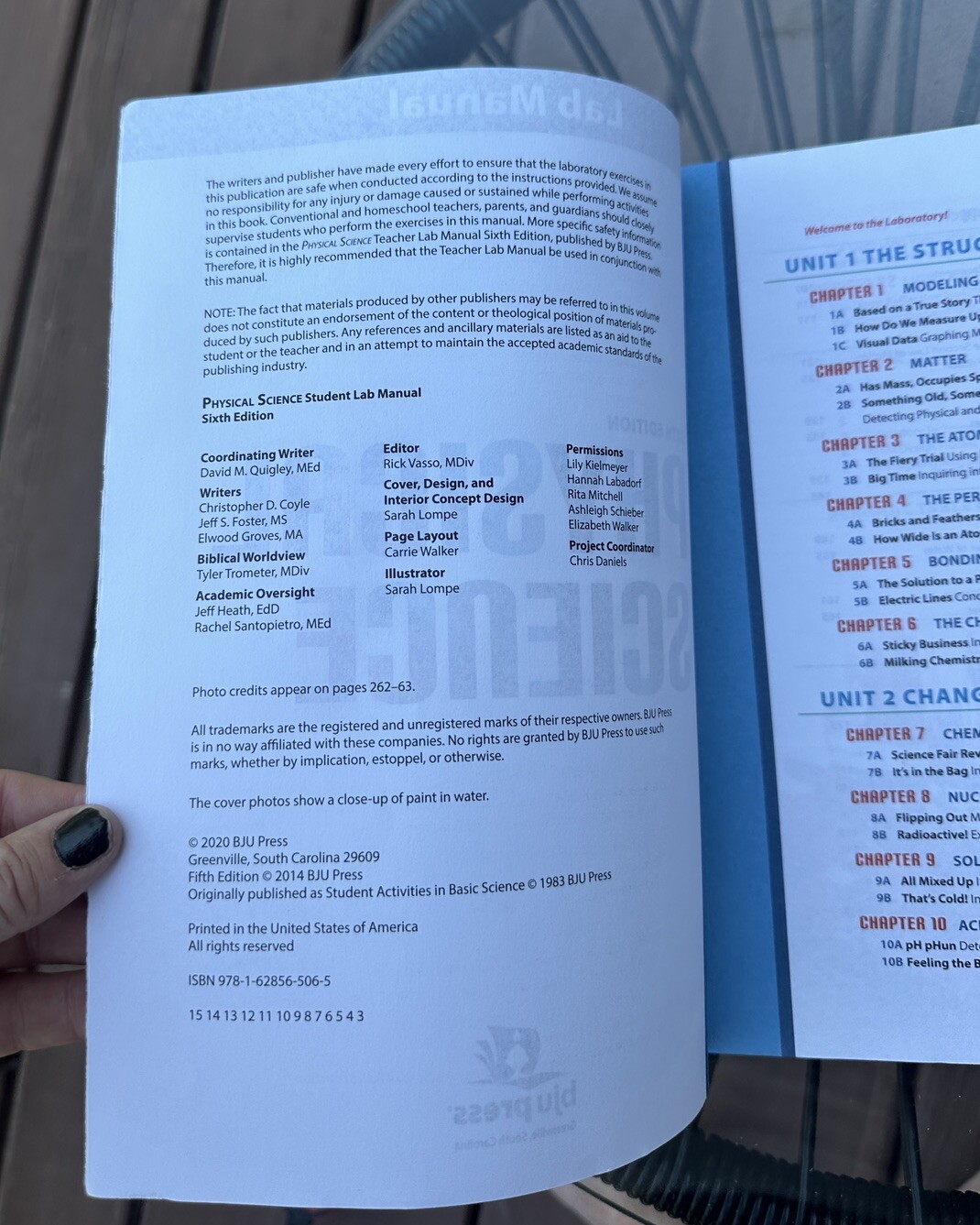 Bob Jones University 6th Edition Lab Manual Read Please:)