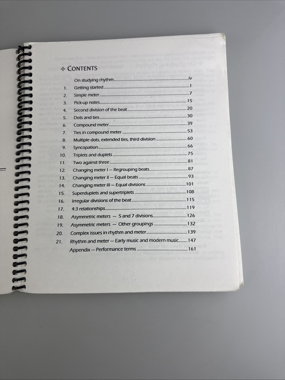 RARE Original Rhythm Book – Spiral-bound, by Richard Hoffman (Takadimi method)