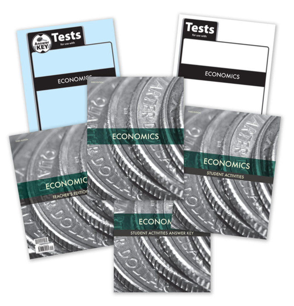 NEW BJU Press 12th grade 12 ECONOMICS Complete Subject Kit 3rd ed high school