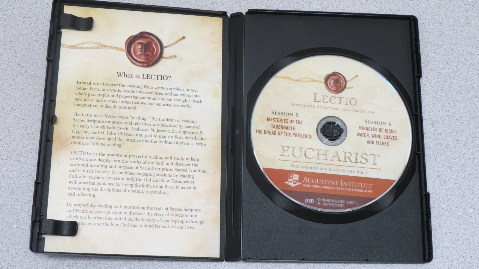 DVD Set : Lectio – Eucharist Discovering the Mass in the Bible – 10 sessions