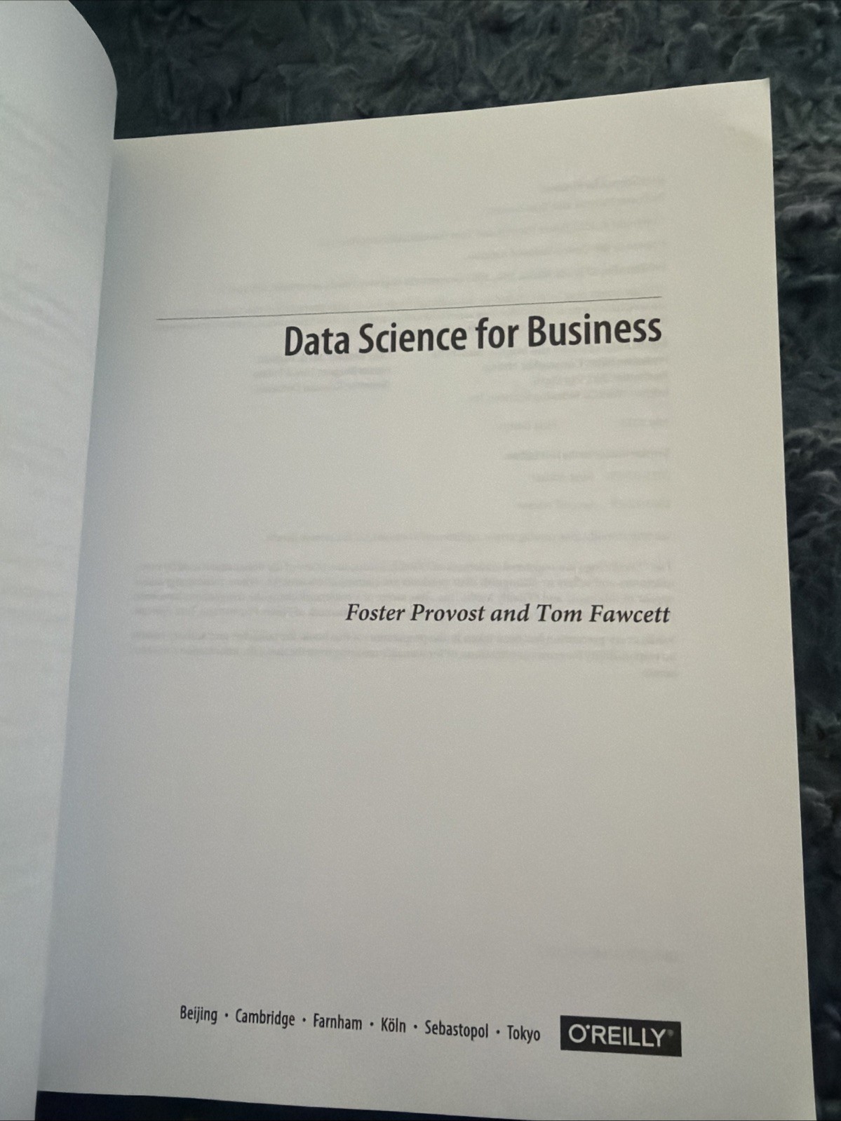 Data Science for Business: What You Need to Know about Data Mining and D.. C-116