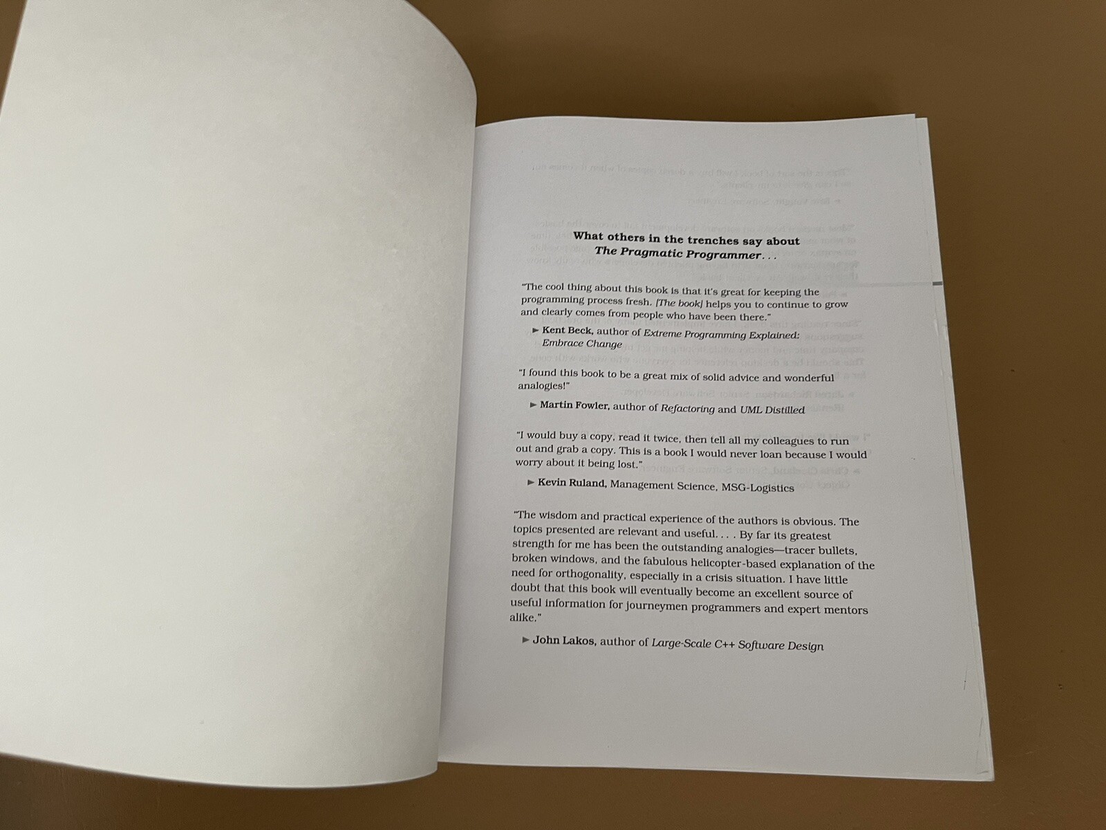 The Pragmatic Programmer Andrew Hunt David Thomas From Journeyman to Master