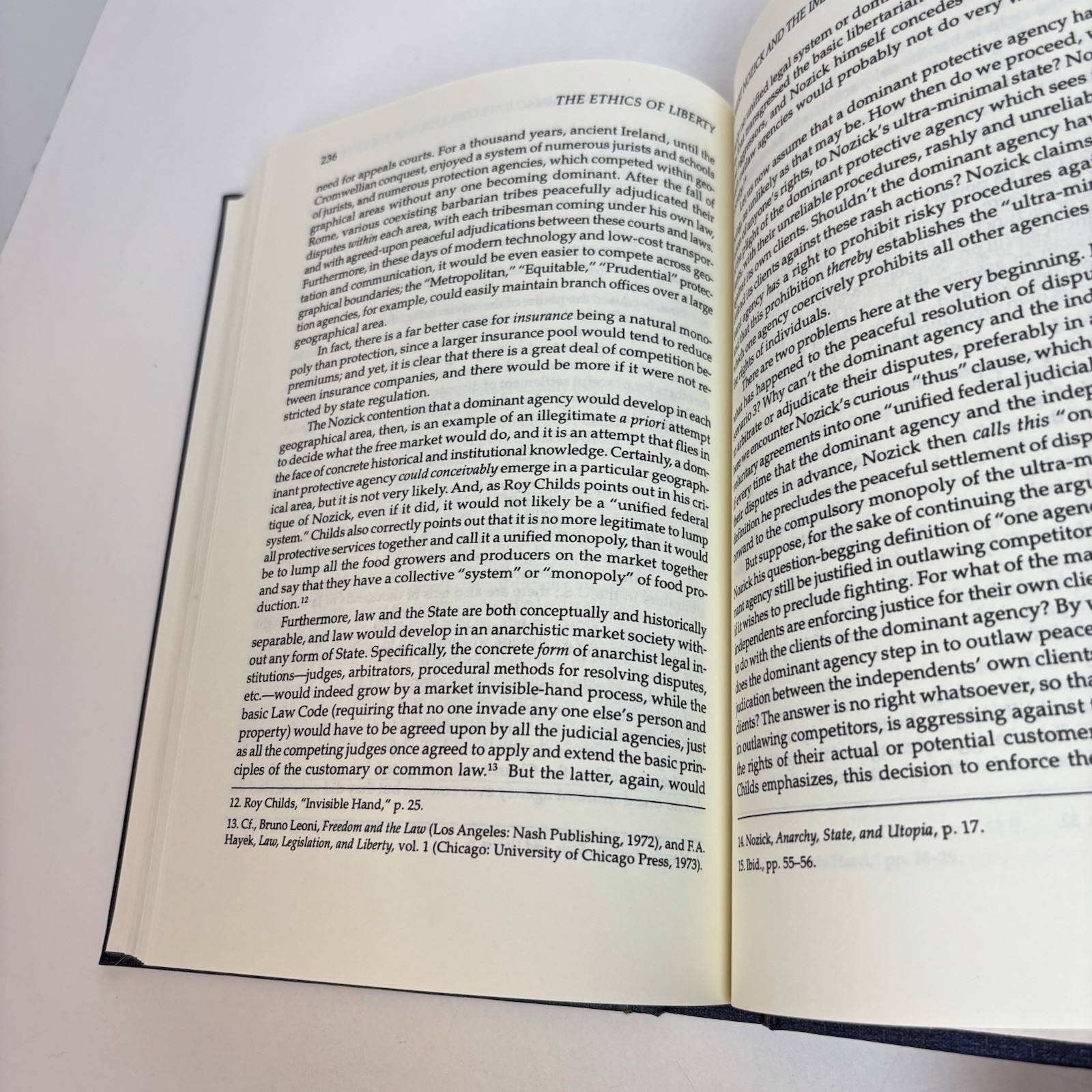 The Ethics of Liberty Murray N Rothbard HC 2002 NYU Press Intro By Hans Hoppe 1V