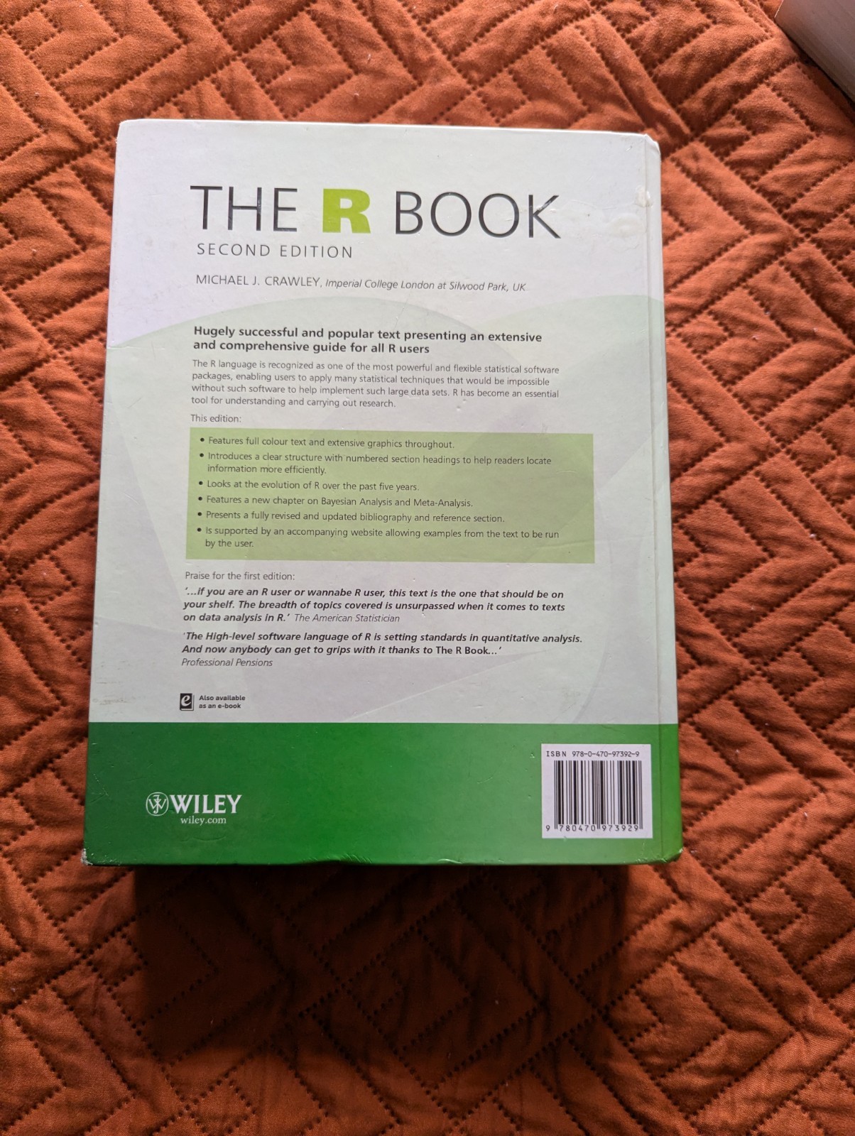 The R Book, Second Edition. Hardcover