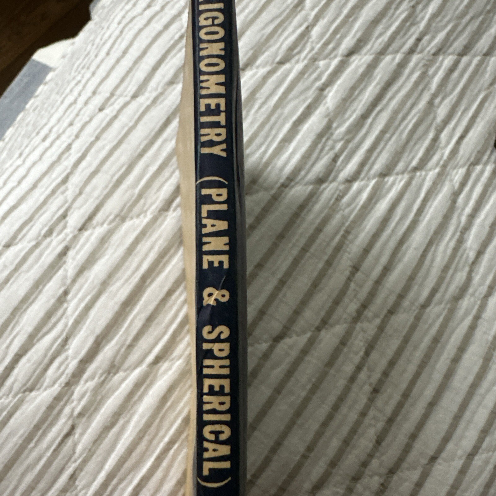 trigonometry (plane and spherical) Cambridge book co 1946 128 Pages Vintage