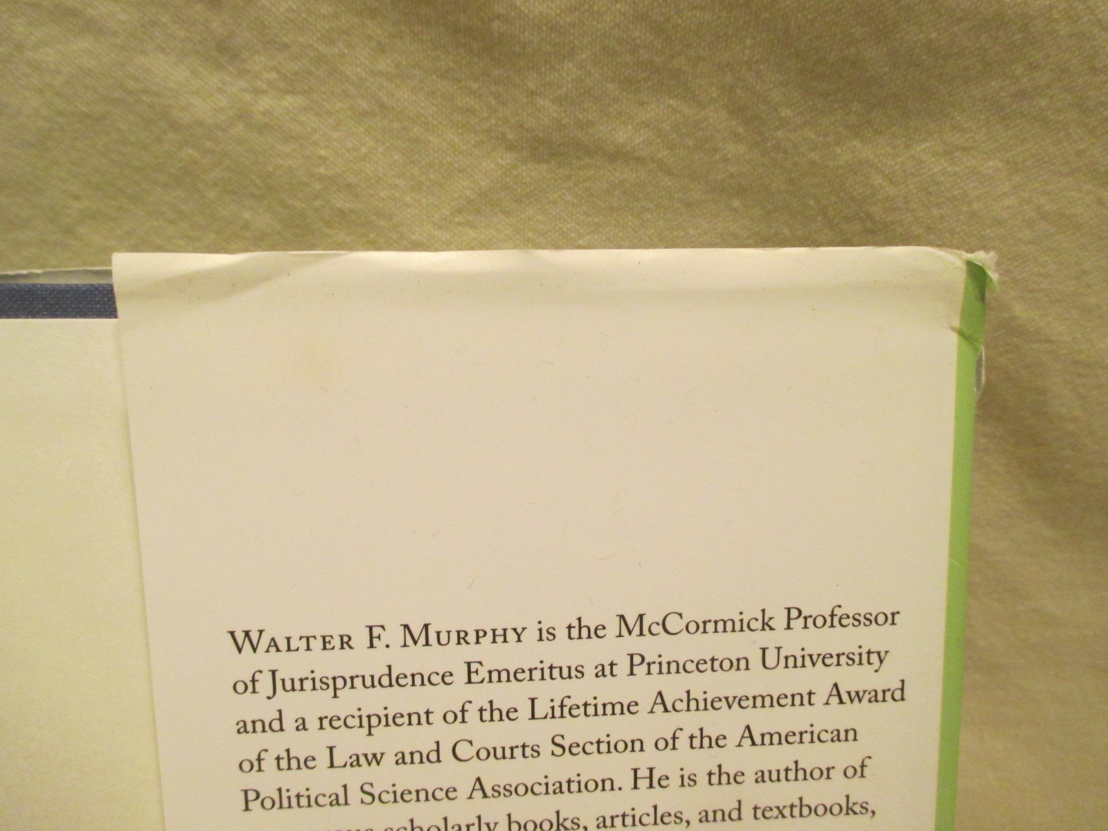 Constitutional Democracy: Creating & Maintaining a Just Political Order- Murphy