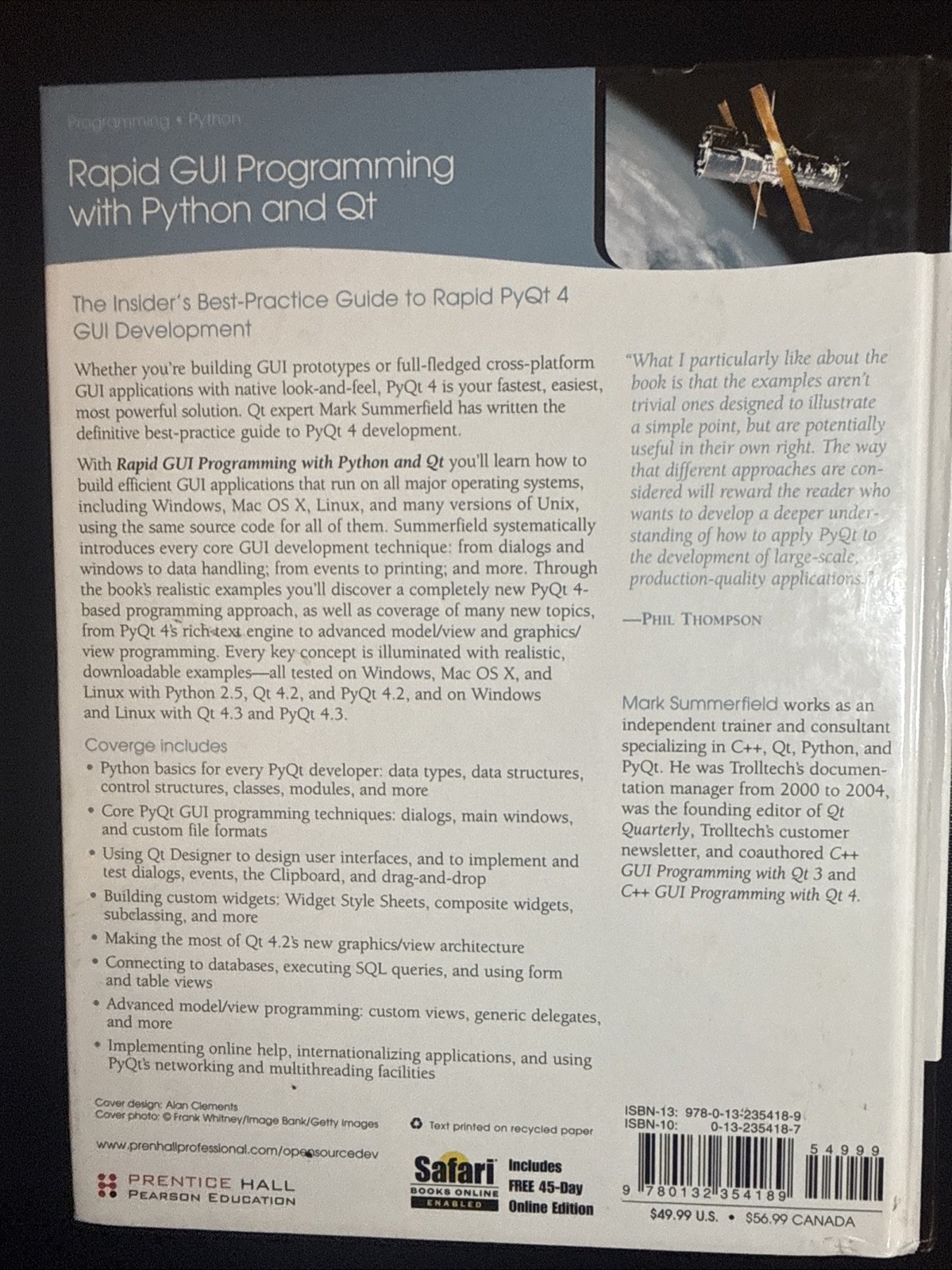 Pearson Open Source Software Development Ser.: Rapid GUI Programming with Python