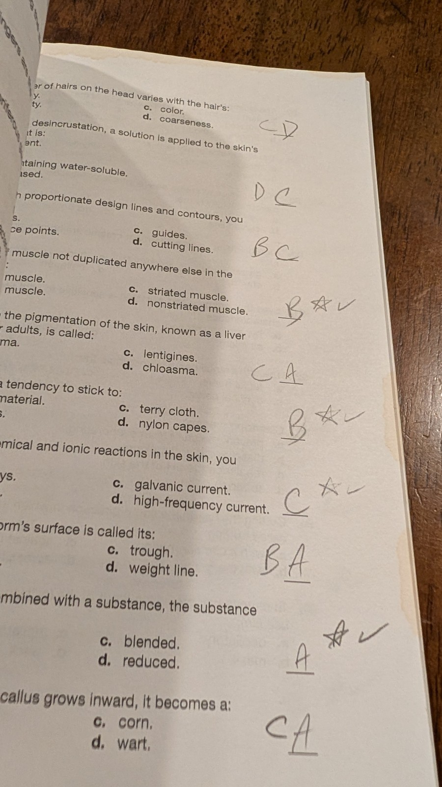 Exam Review for Milady Standard Barbering by Milady (Stained) 9781305100671