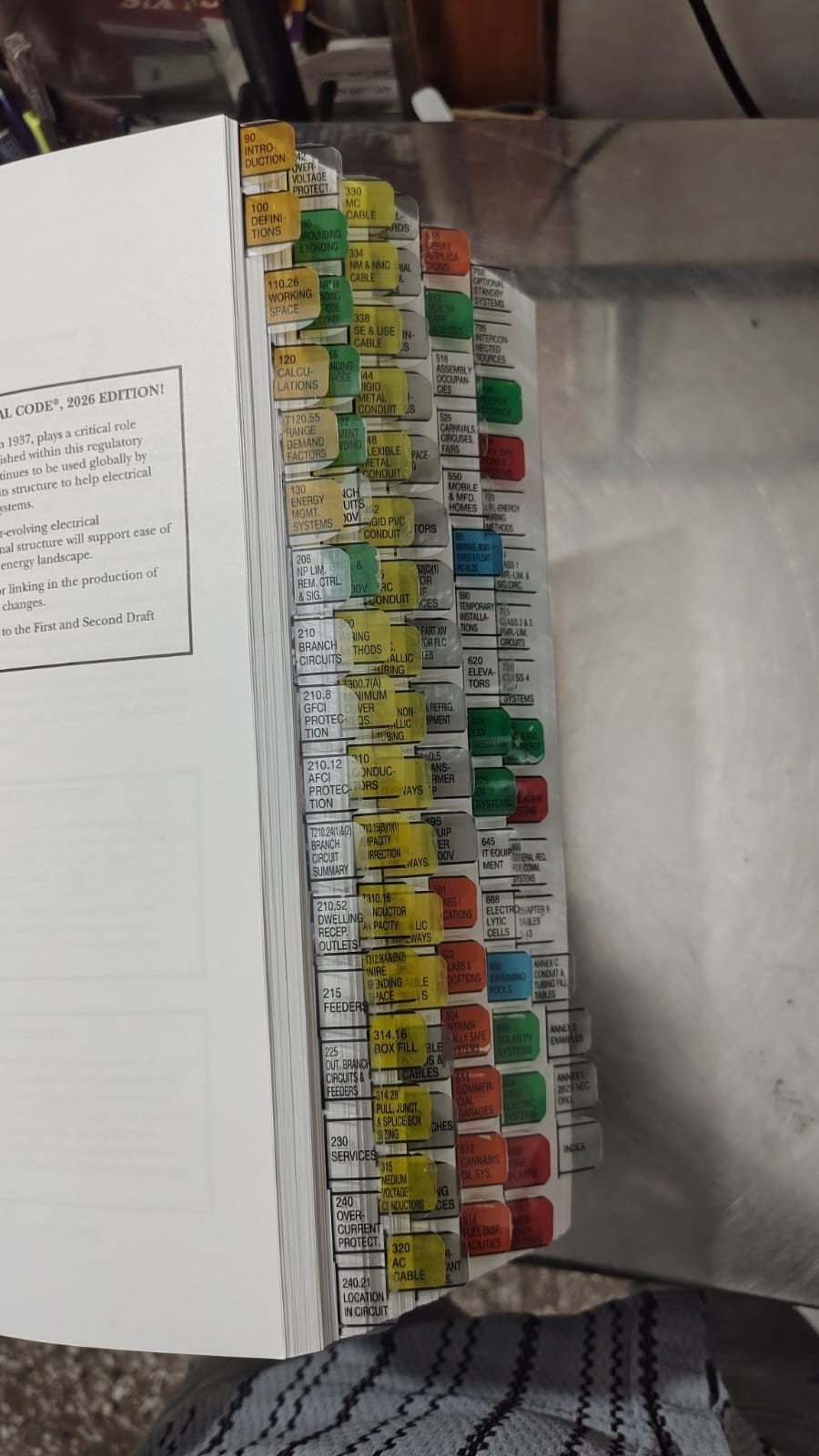 TABBED NFPA 70, National Electrical Code (NEC) 2026 Edition