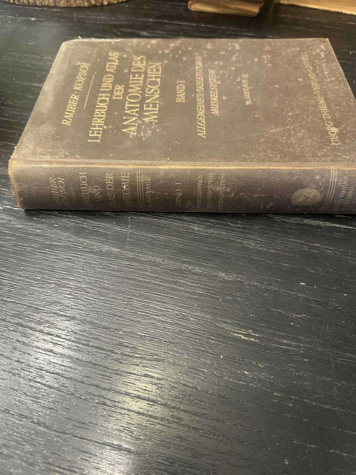 Atlas Of Human Anatomy 1952 Vol 1 In German Skeletal, Muscular General systems