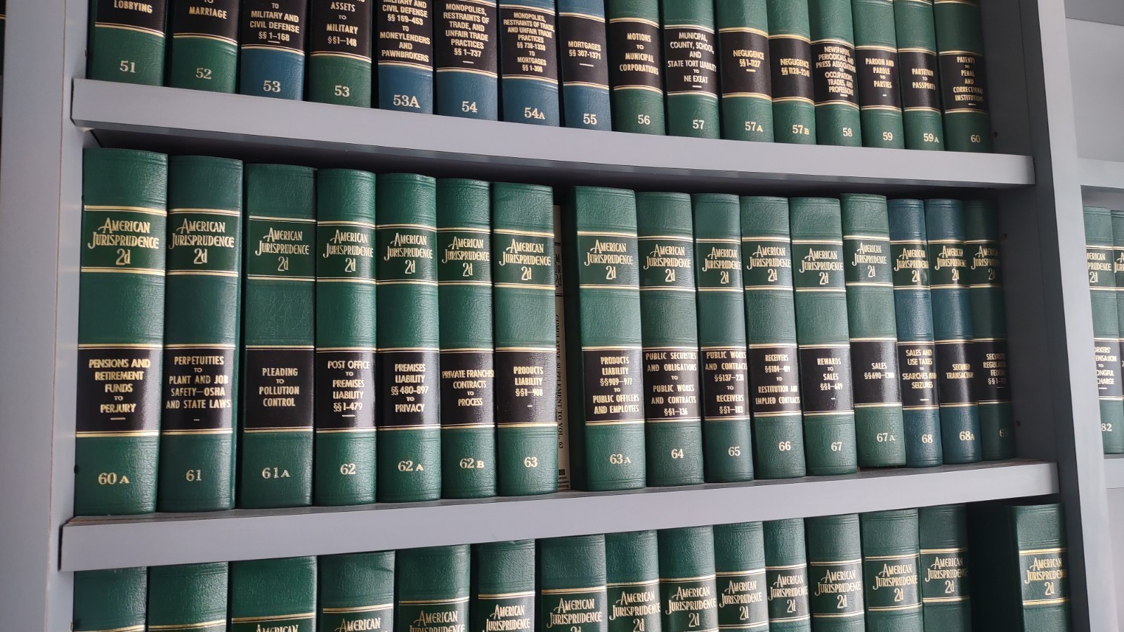 American Jurisprudence 2d All Volumes + Supplemental Book Law Choose Yours